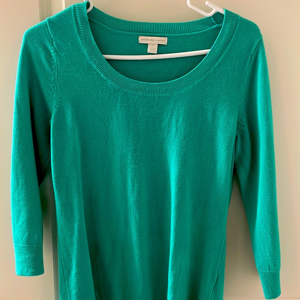 Green cute sweater